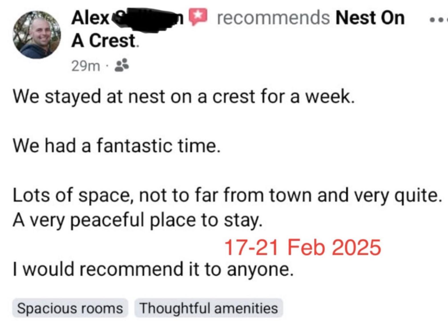 ライ Nest On A Crestヴィラ エクステリア 写真